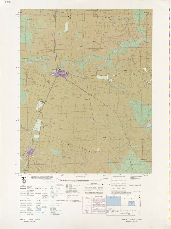 Renaico 373730 - 723000 [material cartográfico] : Instituto Geográfico Militar de Chile.