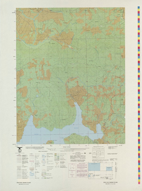 Pocuno 380000- 731500 [material cartográfico] : Instituto Geográfico Militar de Chile.