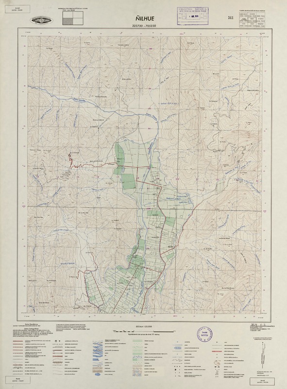 Ñilhue 323730 - 705230 [material cartográfico] : Instituto Geográfico Militar de Chile.