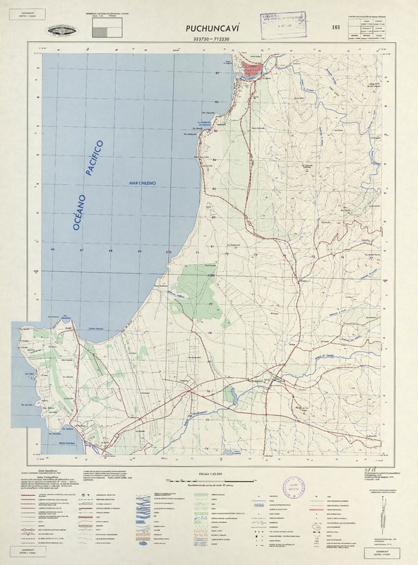 Puchuncaví 323730 - 712230 [material cartográfico] : Instituto Geográfico Militar de Chile.