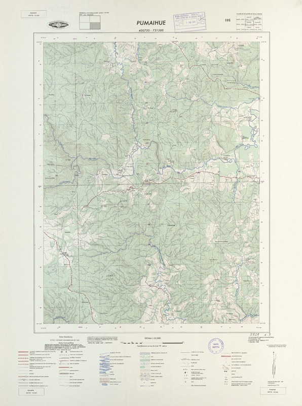 Pumaihue 400730 - 731500 [material cartográfico] : Instituto Geográfico Militar de Chile.