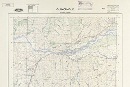 Quincanque 334500 - 712230 [material cartográfico] : Instituto Geográfico Militar de Chile.
