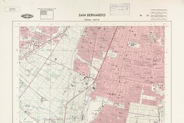 San Bernardo 333000 - 703730 [material cartográfico] : Instituto Geográfico Militar de Chile.