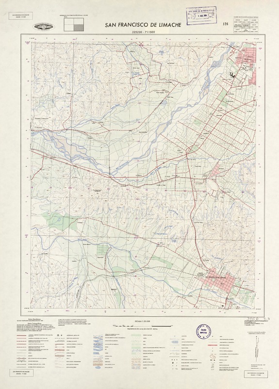 San Francisco de Limache 325230 - 711500 [material cartográfico] : Instituto Geográfico Militar de Chile.