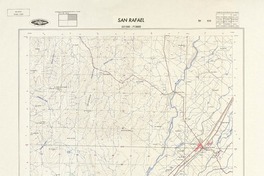 San Rafael 351500 - 713000 [material cartográfico] : Instituto Geográfico Militar de Chile.