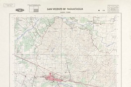 San Vicente de Taguatagua 342230 - 710000 [material cartográfico] : Instituto Geográfico Militar de Chile.