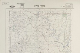 Santo Toribio 354500 - 720000 [material cartográfico] : Instituto Geográfico Militar de Chile.