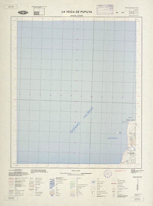 La Vega de Pupuya 335230 - 715230 [material cartográfico] : Instituto Geográfico Militar de Chile.