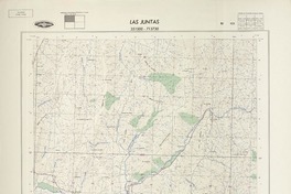 Las Juntas 351500 - 713730 [material cartográfico] : Instituto Geográfico Militar de Chile.