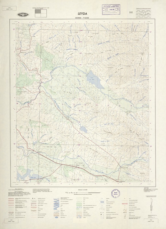 Leyda 333000 - 712230 [material cartográfico] : Instituto Geográfico Militar de Chile.