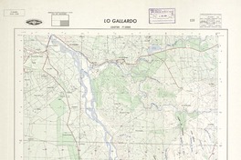Lo Gallardo 333730 - 713000 [material cartográfico] : Instituto Geográfico Militar de Chile.