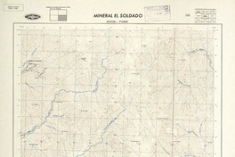 Mineral el Soldado 323730 - 710000 [material cartográfico] : Instituto Geográfico Militar de Chile.