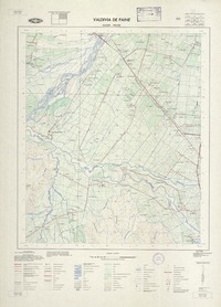 Valdivia de Paine 334500 - 704500 [material cartográfico] : Instituto Geográfico Militar de Chile.