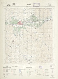 Vicuña 300000 - 703730 [material cartográfico] : Instituto Geográfico Militar de Chile.