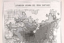 Expansión urbana del Gran Santiago  [material cartográfico]