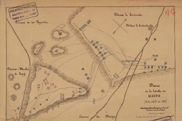 Plano de la batalla de Maipo (5 de abril de 1818) [material cartográfico] :