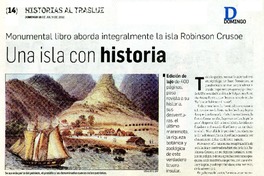 Una isla con historia  [artículo] Alfredo Larreta Lavín.