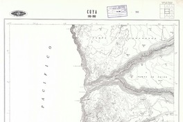 Cuya 1900 - 7000 [material cartográfico] : Instituto Geográfico Militar de Chile.