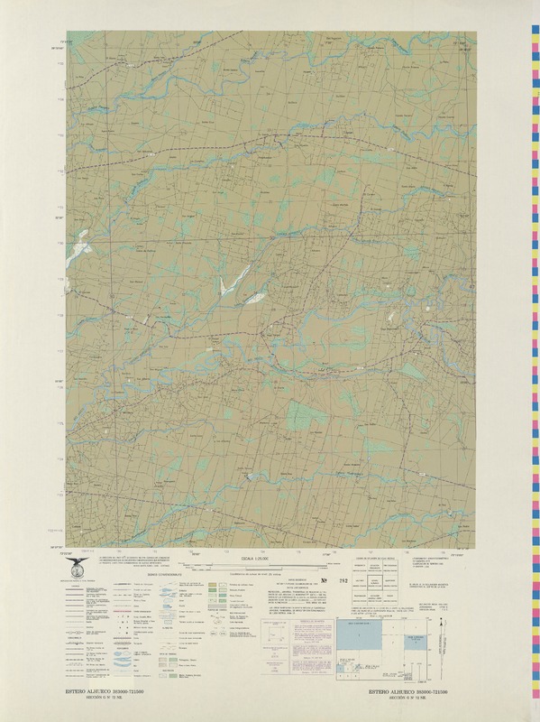 Estero Alhueco 383000- 721530 [material cartográfico] : Instituto Geográfico Militar de Chile.