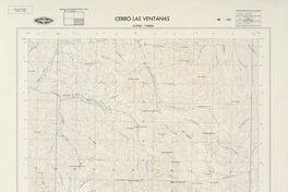 Cerro Las Ventanas 313730 - 710000 [material cartográfico] : Instituto Geográfico Militar de Chile.