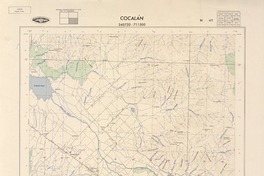 Cocalán 340730 - 711500 [material cartográfico] : Instituto Geográfico Militar de Chile.