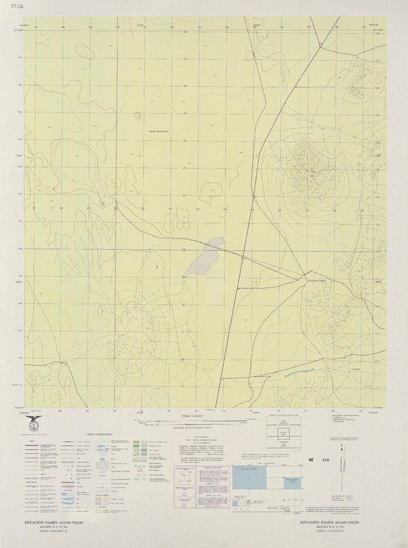 Estación Pampa 231500 - 702230 [material cartográfico] : Instituto Geográfico Militar de Chile.