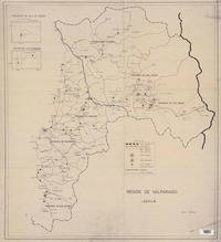 Región de Valparaíso  [material cartográfico] SERPLAC.