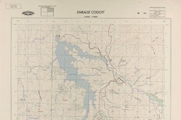 Embalse Cogotí 310000 - 710000 [material cartográfico] : Instituto Geográfico Militar de Chile.