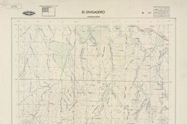 El Divisadero [mapa] : 310730 - 710730 Instituto Geográfico Militar de Chile.
