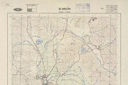 El Melón 323730 - 710730 [material cartográfico] : Instituto Geográfico Militar de Chile.