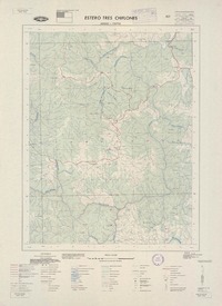 Estero Tres Chiflones 400000 - 730730 [material cartográfico] : Instituto Geográfico Militar de Chile.