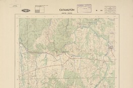 Catamutún 400730 - 730730 [material cartográfico] : Instituto Geográfico Militar de Chile.