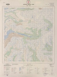 Laguna Santa Ana 4730 - 7320 [material cartográfico] : Instituto Geográfico Militar de Chile.