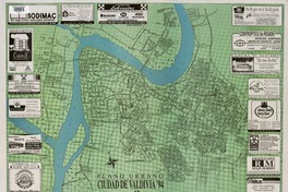 Plano urbano de la ciudad de Valdivia'94  [material cartográfico]
