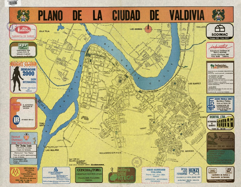 Plano de la ciudad de Valdivia  [material cartográfico]