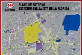 Plano de entorno Estación Bellavista de La Florida  [material cartográfico] [Dirección General de Metro]