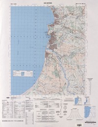 San Antonio (33° 30' - 71° 30')  [material cartográfico] Instituto Geográfico Militar de Chile.