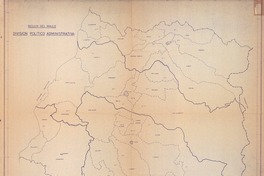 División política administrativa Región del Maule  [material cartográfico]