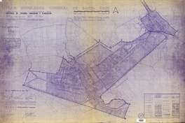Plan regulador comunal de Santa Cruz  [material cartográfico] por la I. Municipalidad de Santa Cruz.