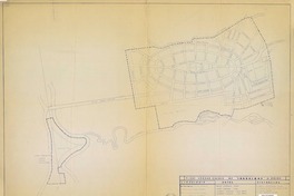 Plano urbano ciudad de Lonquimay IX Región [material cartográfico] : Dibujo José Luis Riquelme.