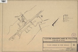 Plano Urbano de Pichi Ropulli  [material cartográfico] Ilustre Municipalidad de Paillaco Dirección de Obras.