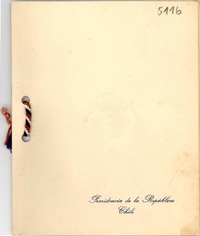 [Tarjeta] 1956, Santiago [a] Gabriela Mistral