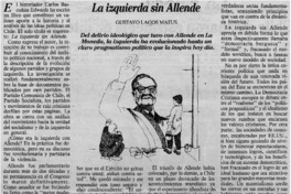 La izquierda sin Allende