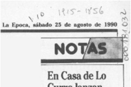 En casa de Lo Curro lanzan "Memorias de Pinochet"  [artículo].