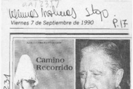 Pinochet presentó el primer libro con sus memorias  [artículo].