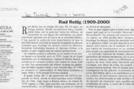 Raúl Rettig (1909-2000)  [artículo]