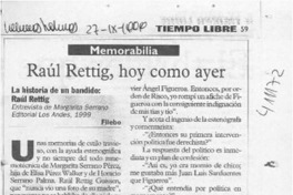 Raúl Rettig, hoy como ayer  [artículo] Filebo