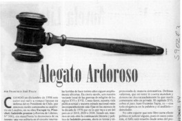 Alegato ardoroso  [artículo] Francisco José Folch