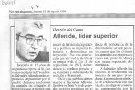 Allende, lider superior