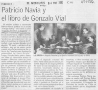 Patricio Navia y el libro de Gonzalo Vial.